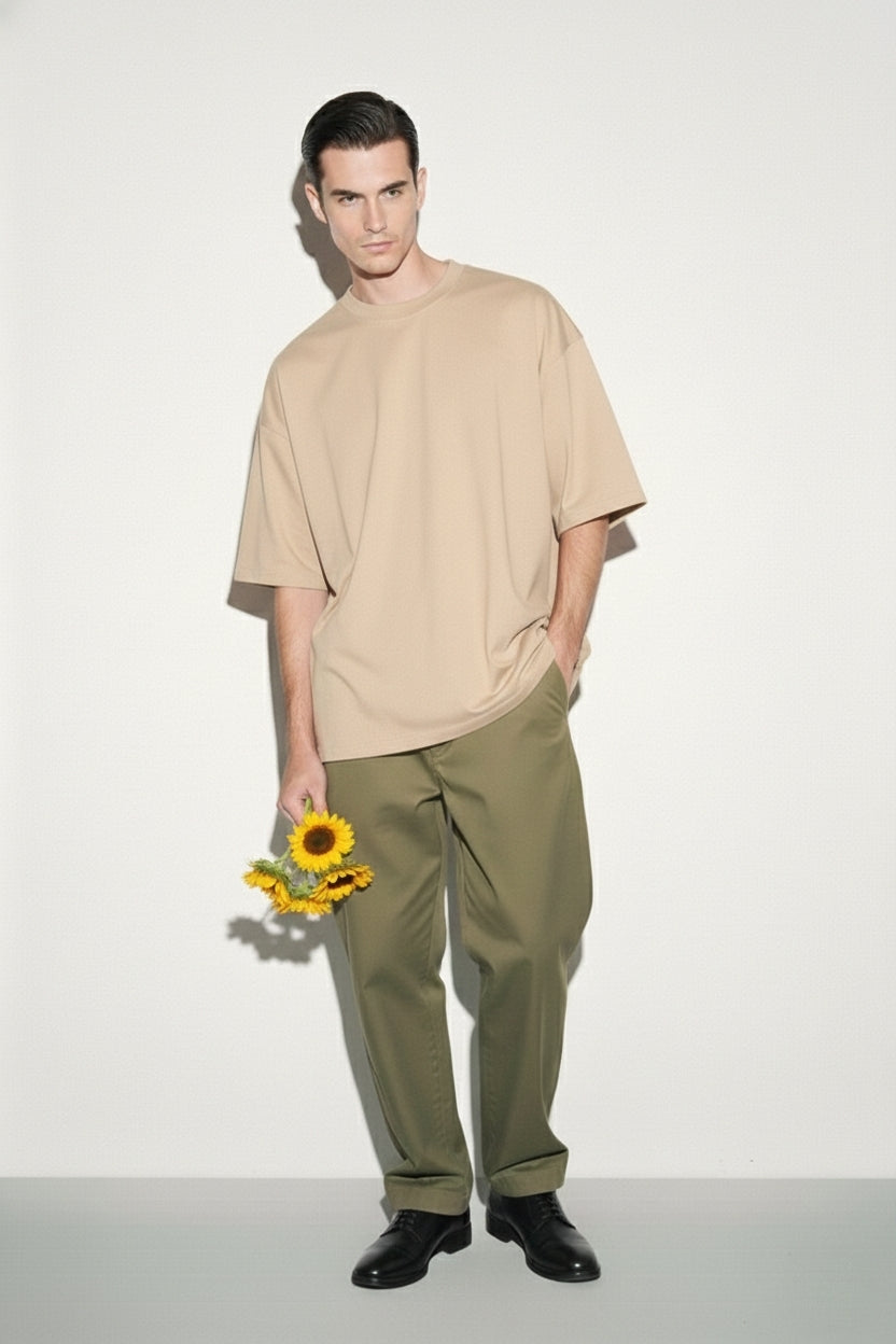 BLANK CREWNECK T-SHIRT - [6 COLOURS]