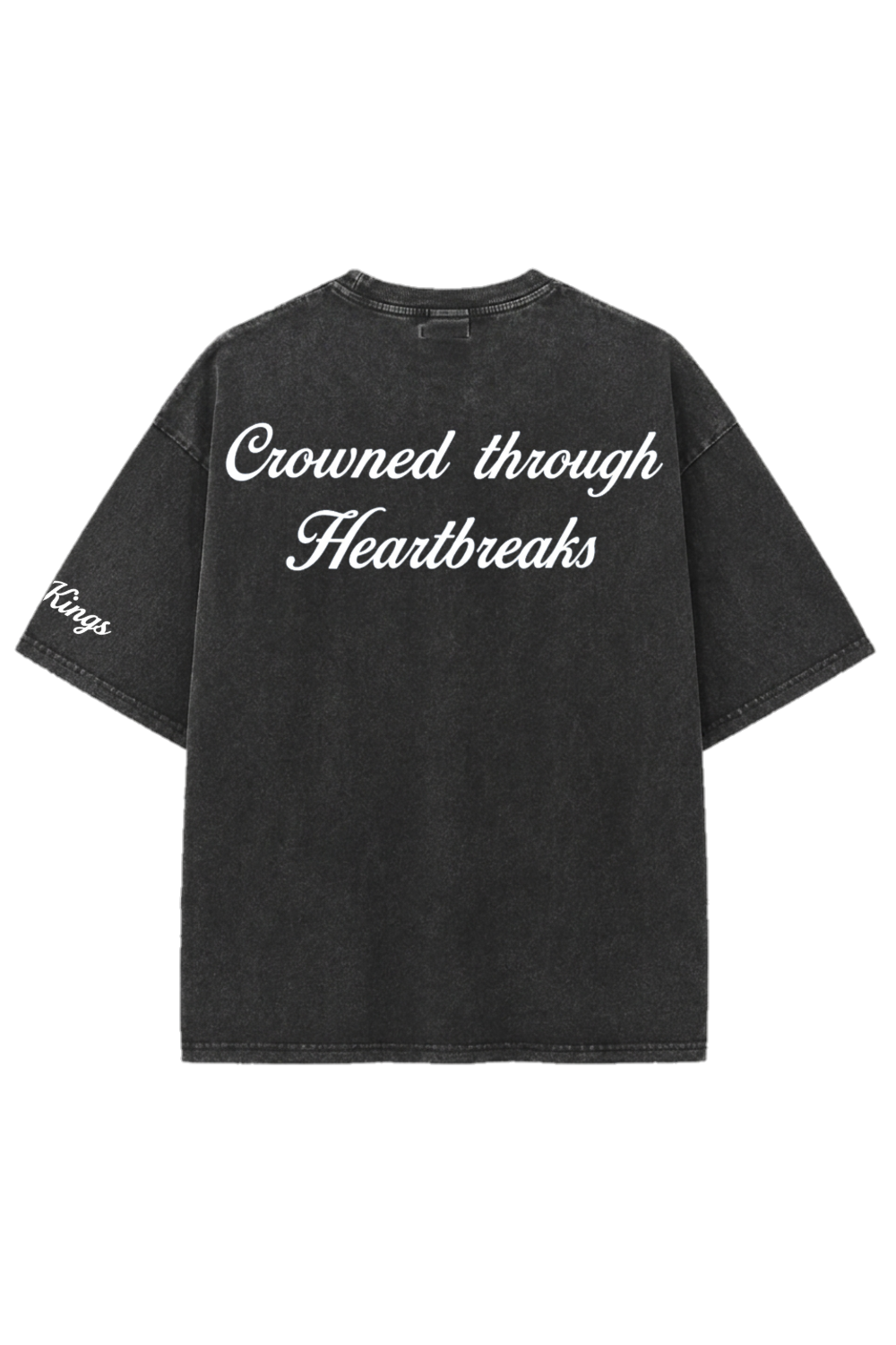"CROWNED THROUGH HEARTBREAKS" | VINTAGE FADE WASH