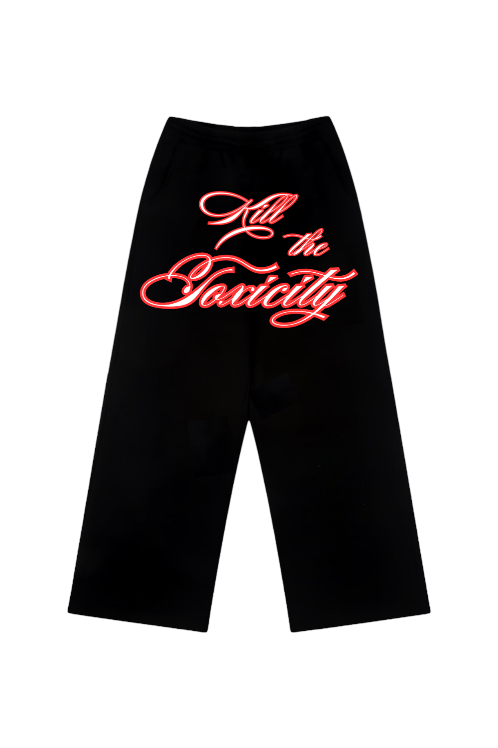"KILL THE TOXICITY" | BLACK | SWEATPANT