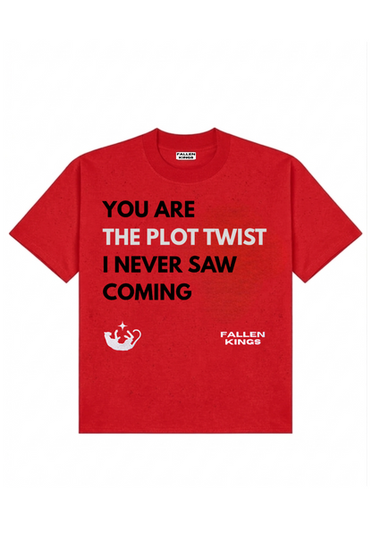 "THE PLOT TWIST" | CRIMSON RED