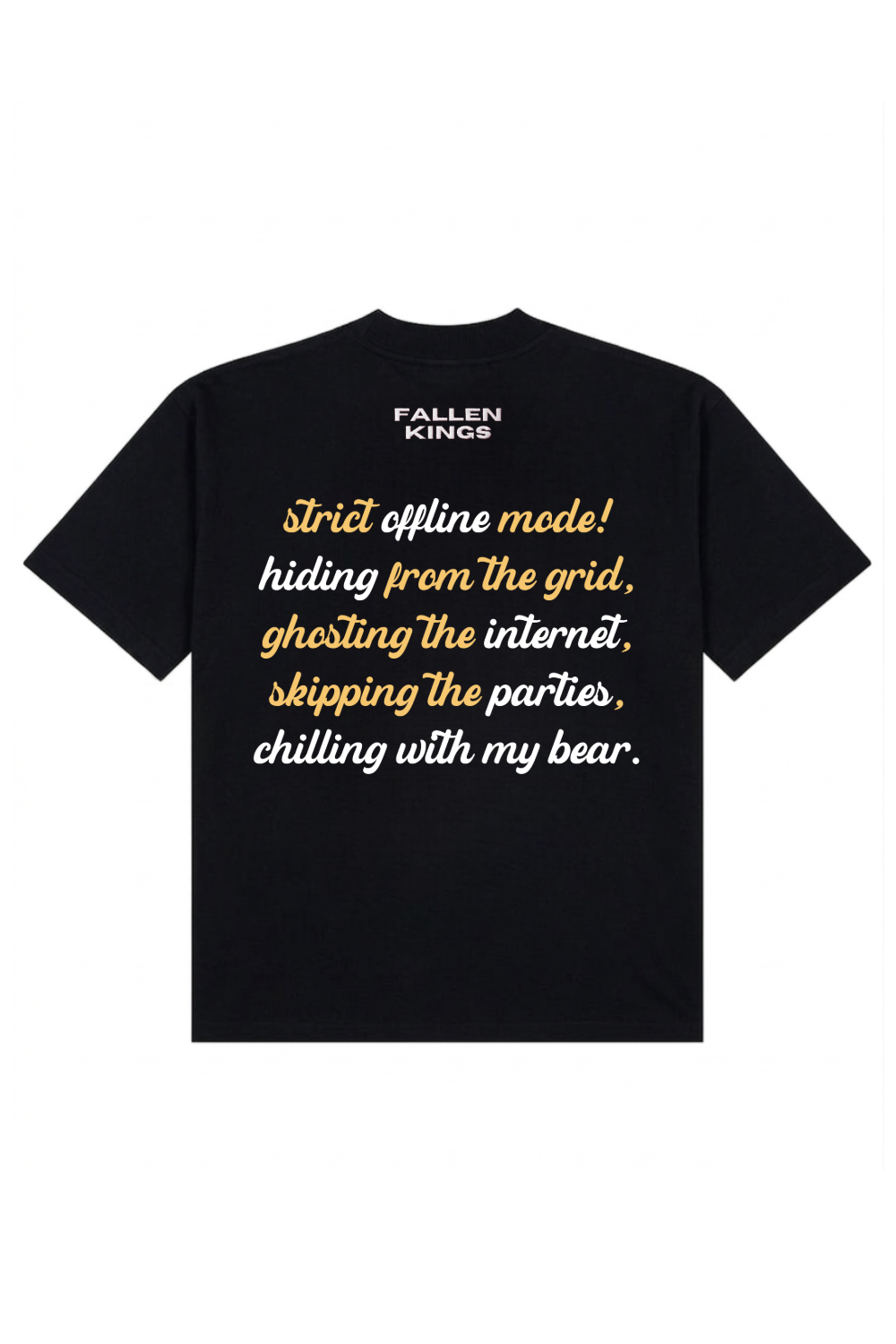 "STRICT OFFLINE MODE" | BLACK