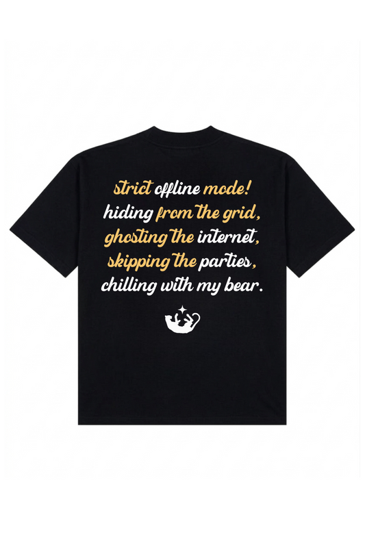 "STRICT OFFLINE MODE" | BLACK